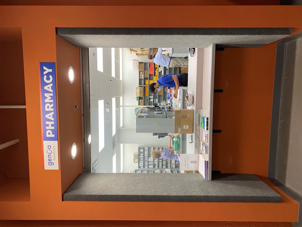 pharmacy reception desk